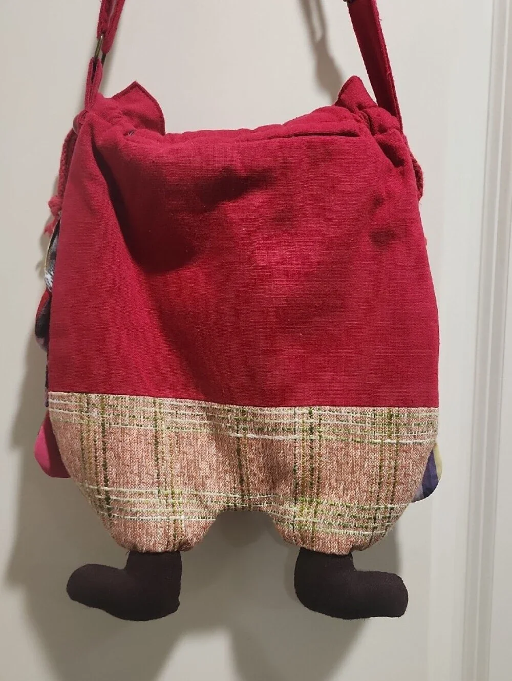 Colorful patchwork Owl Bag ✨ Soft fabric  ✨ Adjustable sholder Strap!